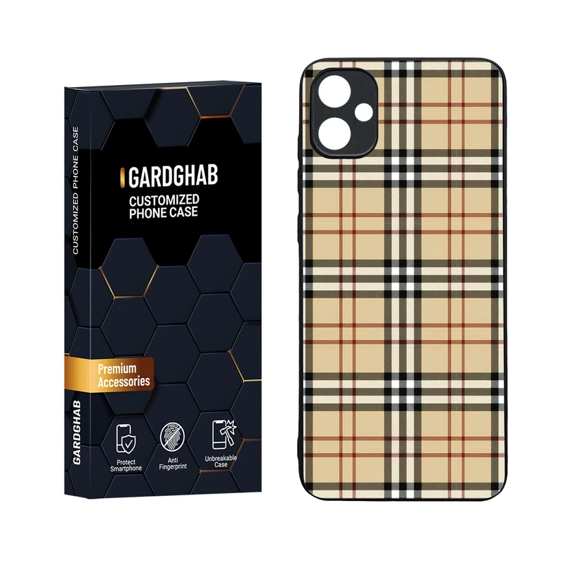 کاور گارد قاب مدل دورژله ای پشت گلس ساده مناسب برای گوشی موبایل سامسونگ Galaxy A05