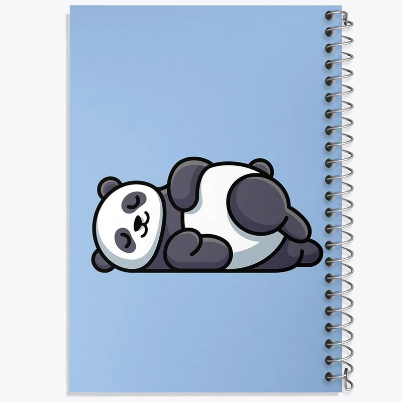 دفتر ژورنال نویسی 50 برگ خندالو مدل نقطه ای طرح حیوانات بامزه پاندا کد 28177