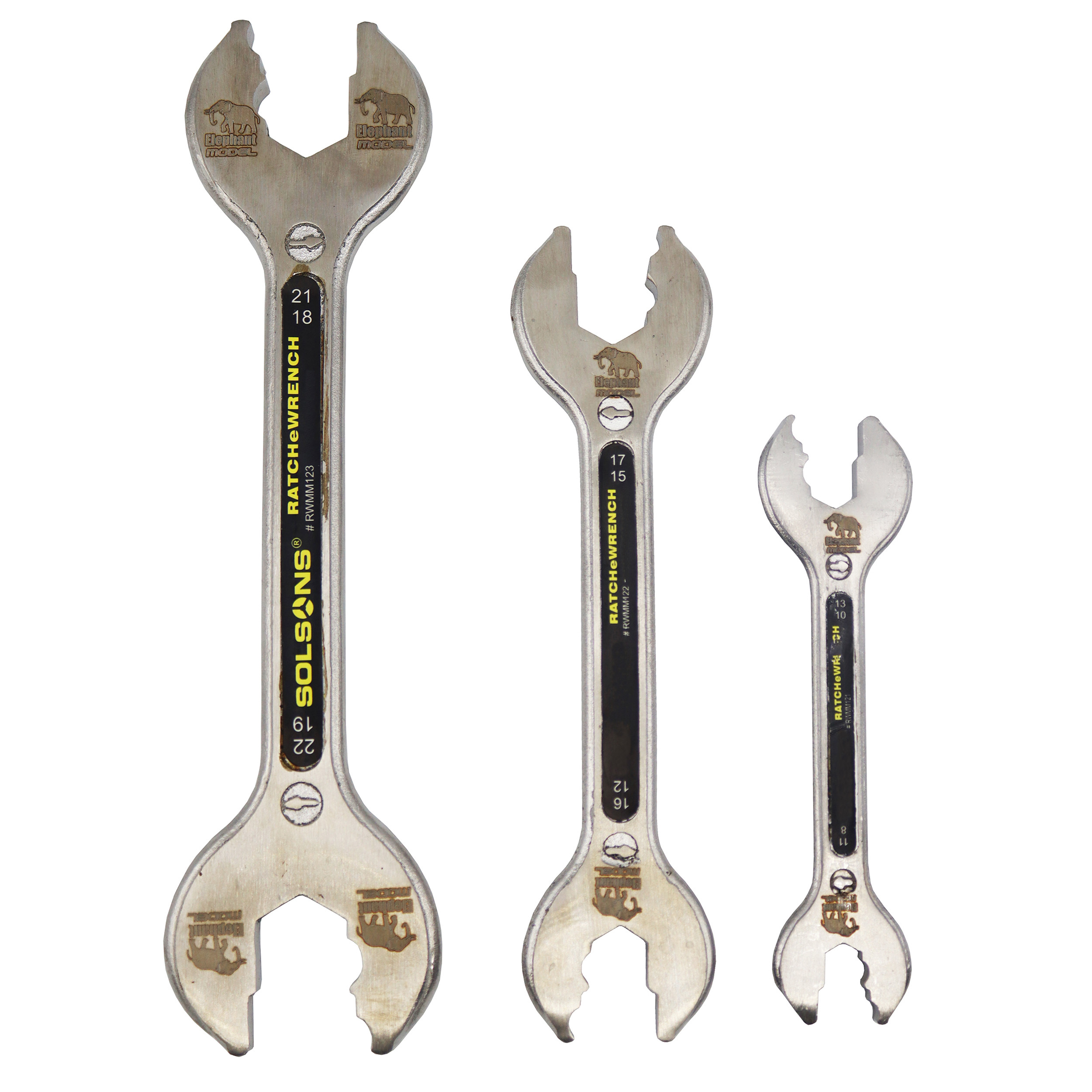 مجموعه 3 عددی اچار چندکاره تخت مدل الفنت کد YP-SLS03