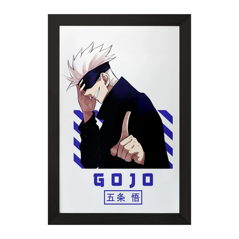 تابلو خندالو مدل گوجو ساتورو انیمه جوجوتسو کایزن کد F1599