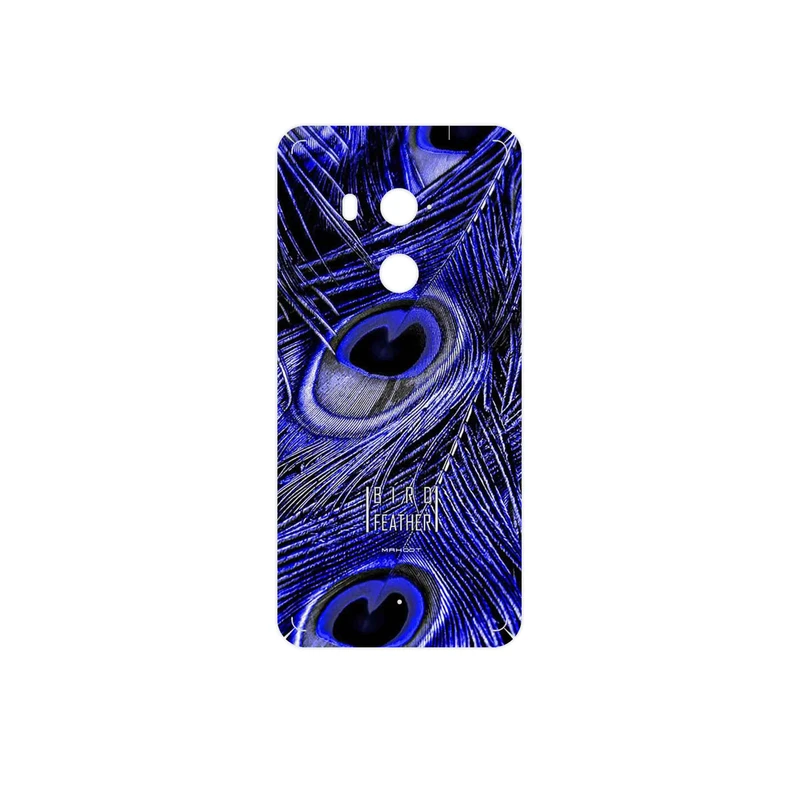 برچسب پوششی ماهوت مدل Purple Feather مناسب برای گوشی موبایل اچ تی سی U11 Plus