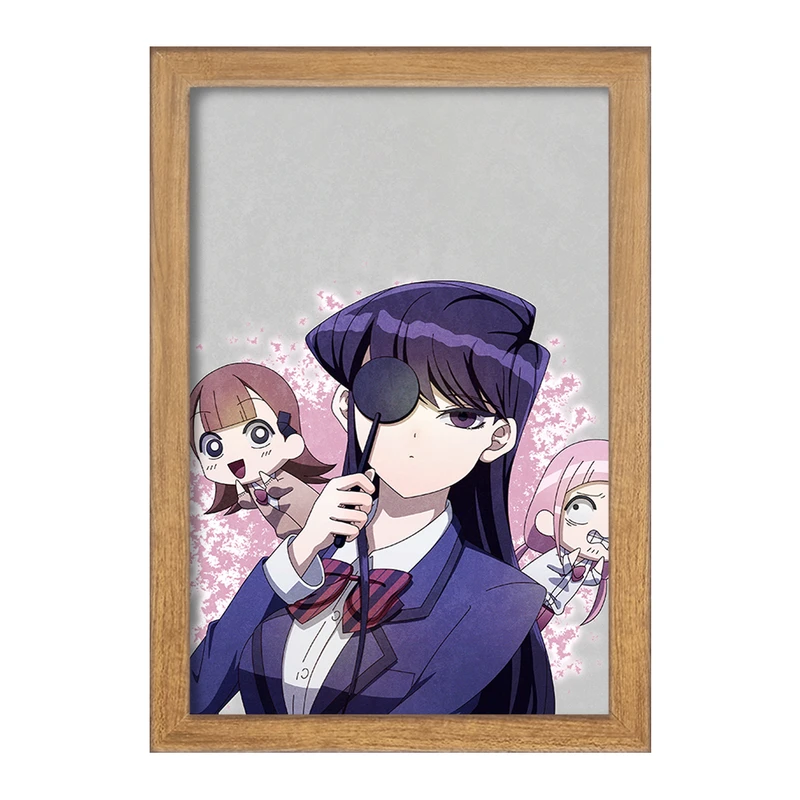 تابلو خندالو مدل انیمه کومی سان  کد 16061