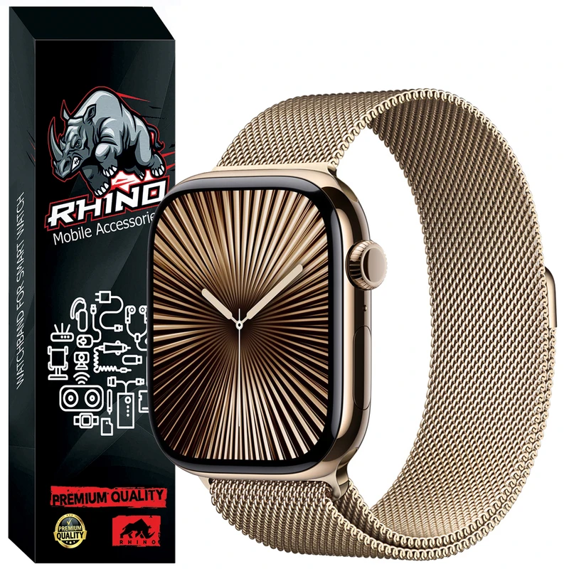 بند راینو مدل میلانس مناسب برای اپل واج سری 10 42 میلی متری