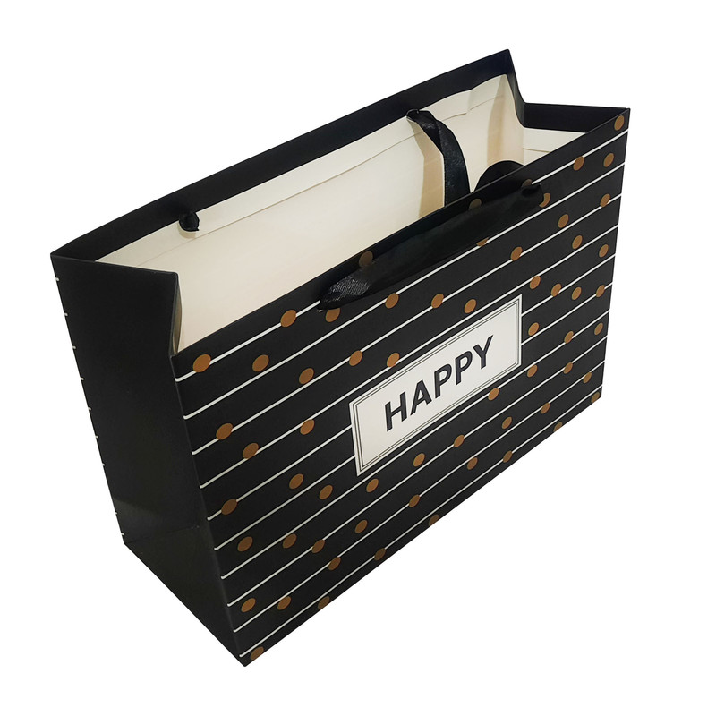 پاکت هدیه طرح خالخالی مدل HAPPY کد 11101011 پاکت هدیه طرح خالخالی مدل HAPPY کد 11101011