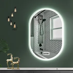 آینه مدل  بک لایت بیضی