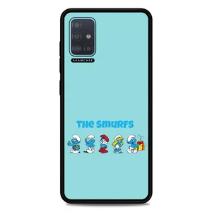 AKAM AMC-WSGA51-SMURFS-22 Cover For Samsung Galaxy A51