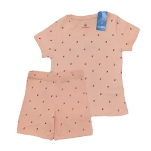 ست تی شرت و شلوارک دخترانه لوپیلو مدل توت فرنگی