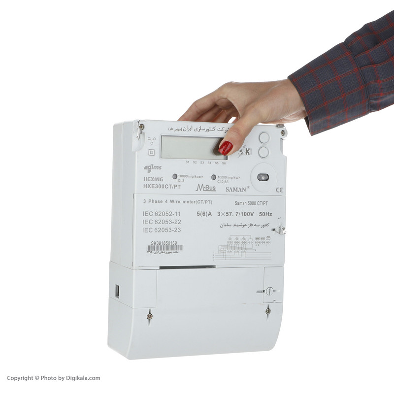 کنتور فرعی برق سه فاز شرکت کنتورسازی ایران مدل Saman 5000 CTPT