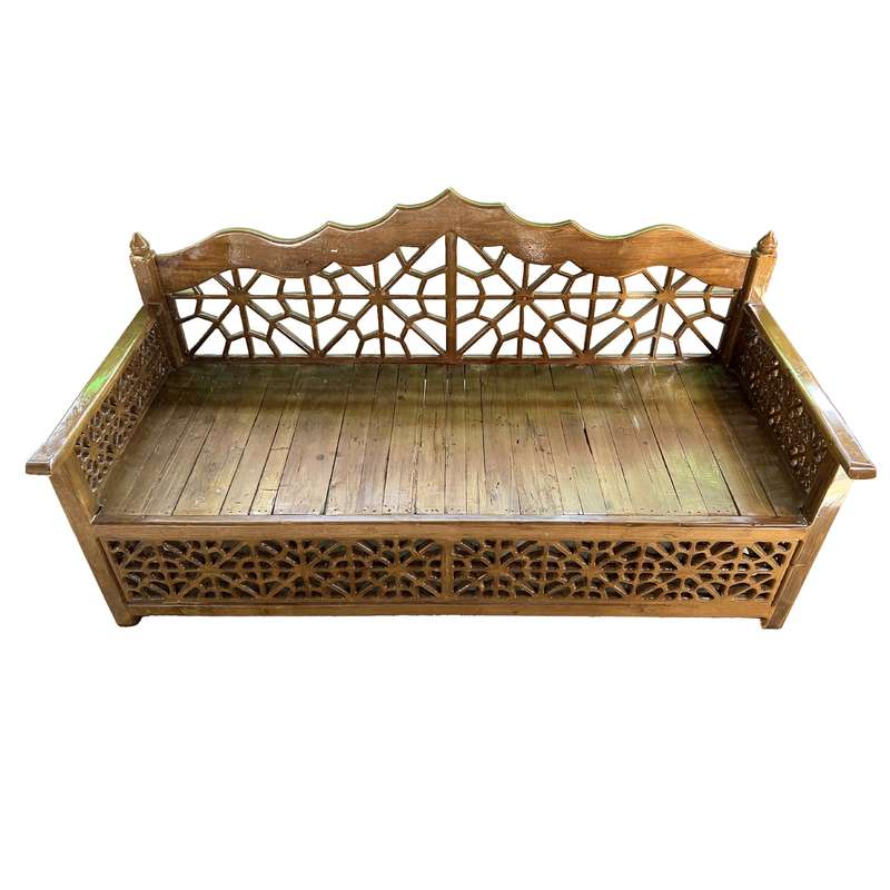 نیمکت مدل گره چینی طرح گل