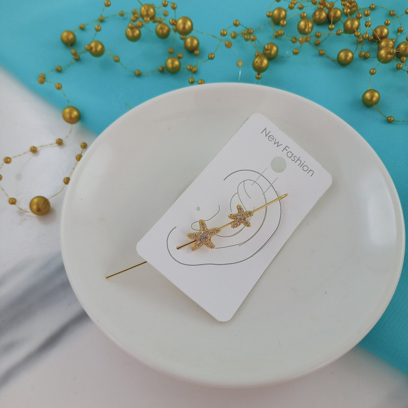 گوشواره زنانه مدل ستاره کد J220