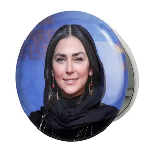 آینه جیبی خندالو طرح هدی زین العابدین مدل تاشو کد 6252 