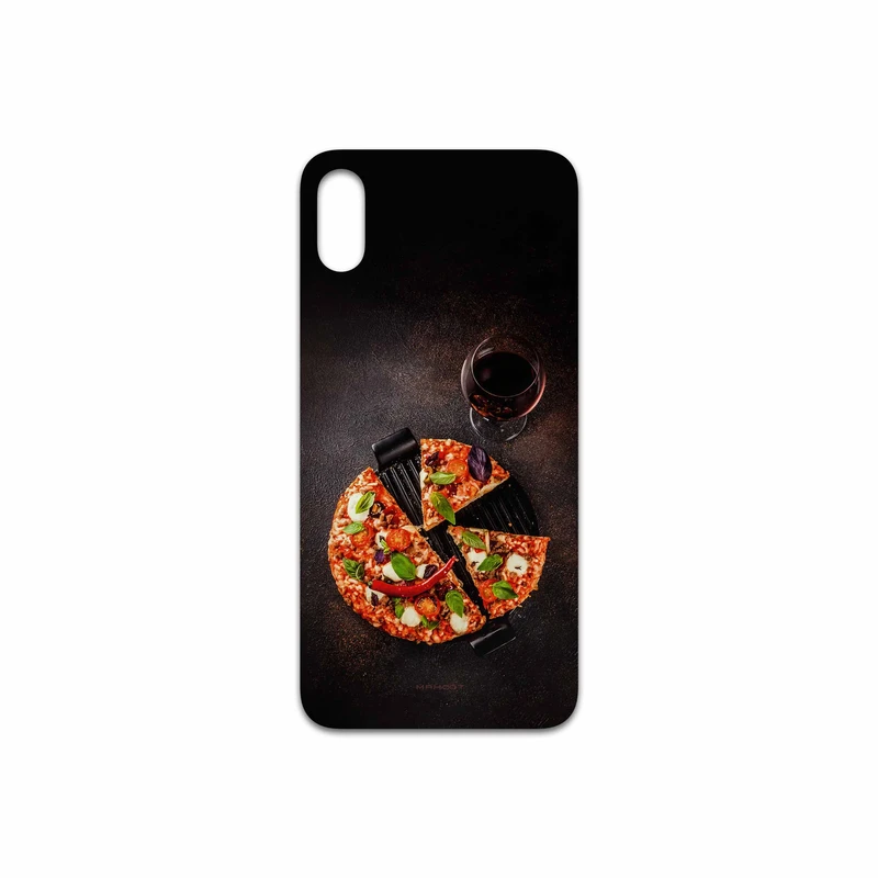 برچسب پوششی ماهوت مدل Pizza مناسب برای گوشی موبایل اپل iPhone XS