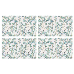 زیربشقابی مدل گل رونده کد F3ZI1053 مجموعه 4 عددی