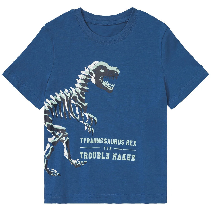 تی شرت آستین کوتاه پسرانه لوپیلو مدل T_REX مجموعه دو عددی تی شرت آستین کوتاه پسرانه لوپیلو مدل T_REX مجموعه دو عددی
