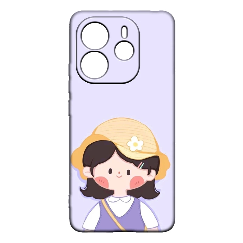 کاور طرح دخترانه کد 101 مناسب برای گوشی موبایل شیائومی Redmi Note 14 4G