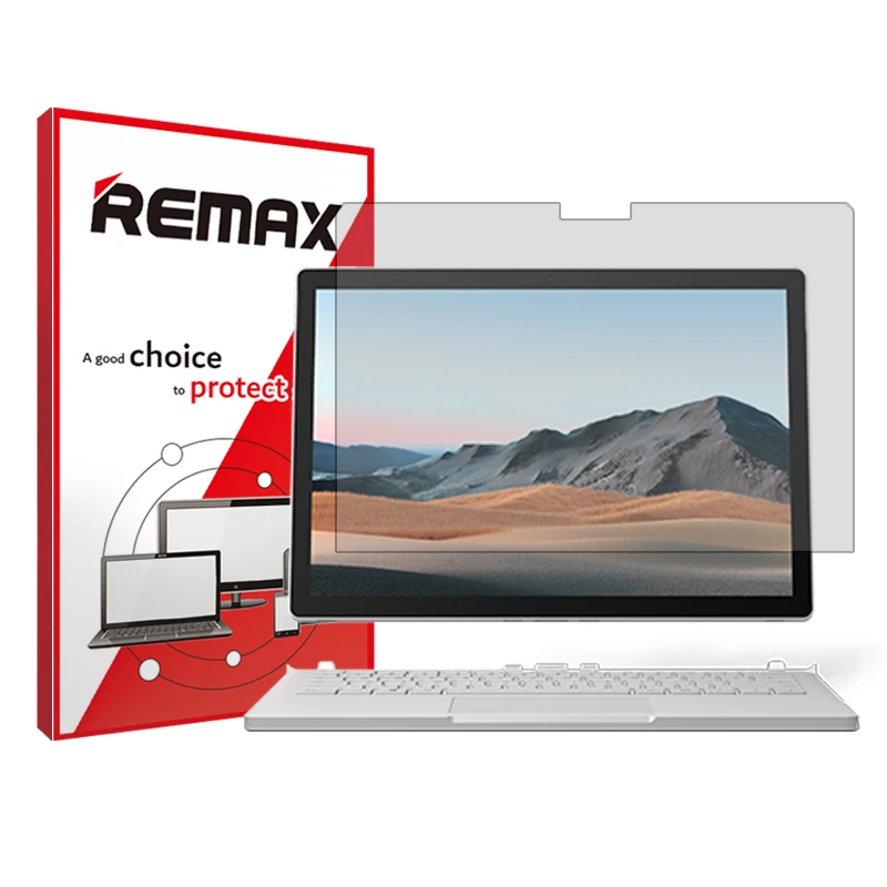 محافظ صفحه نمایش شفاف ریمکس مدل Resistant مناسب برای لپ تاپ مایکروسافت surface book 3 13.5