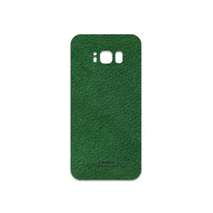 MAHOOT Green-Leather Cover Sticker for Samsung Galaxy S8