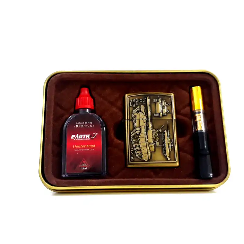 ست هدیه فندک ارث استار مدل تانک کد 95