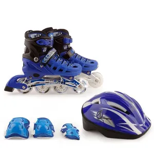 اسکیت کفشی مدل IN-LINE به همراه کلاه و لوازم ایمنی