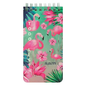 دفتر یادداشت 70 برگ سم مدل To Do List طرح Flamingo