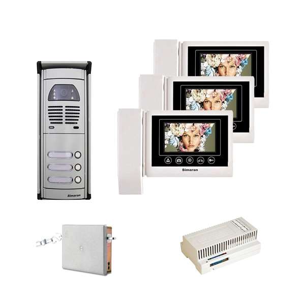 درب بازکن تصویری سیماران مدل VFC3HS43TK-M100 مجموعه 6 عددی