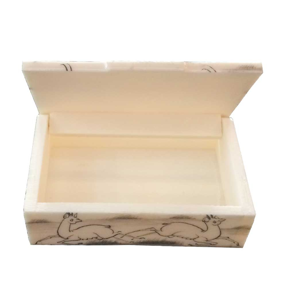 جعبه جواهرات استخوانی طرح چوگان کد B 231