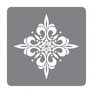 شابلون طرح گل اشرفی کد 30cm