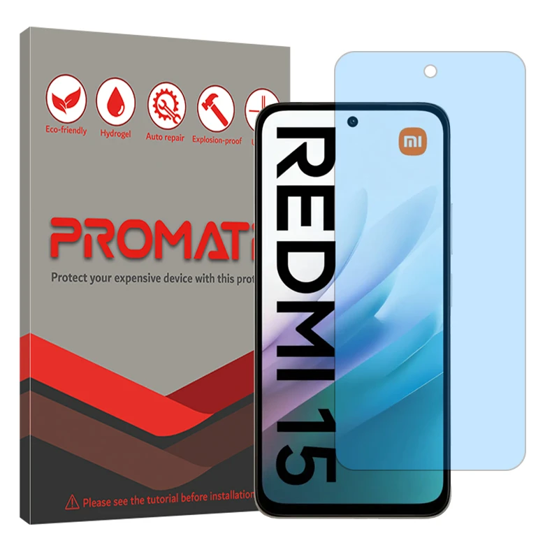 محافظ صفحه نمایش مات ضد اشعه آبی پرومیت مدل Resistant مناسب برای گوشی موبایل شیائومی Redmi 15 4G