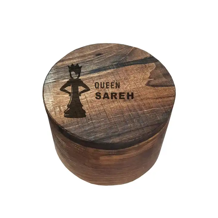 جعبه جواهر چوبی مدل ساره