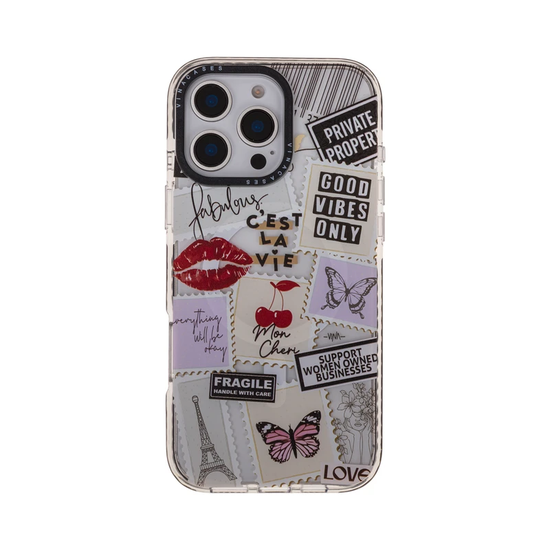 کاور ویناکیسز مدل Stamps MagSafe مناسب برای گوشی موبایل اپل iphone 16 pro max