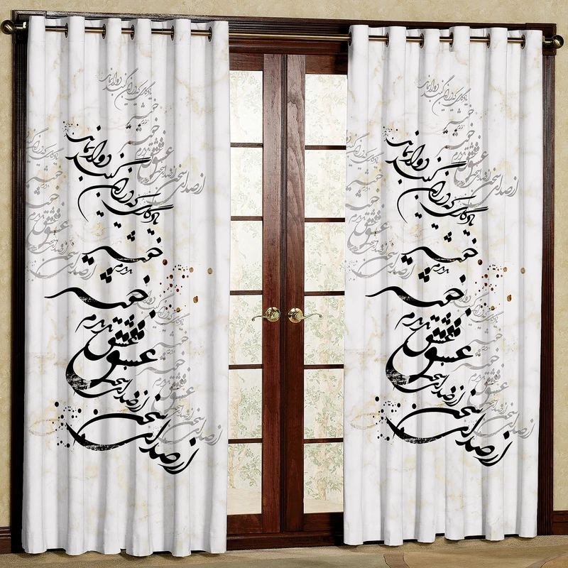 پرده مدل شعر هازان پانچی کد 1998 سایز 140x200 سانتی متر