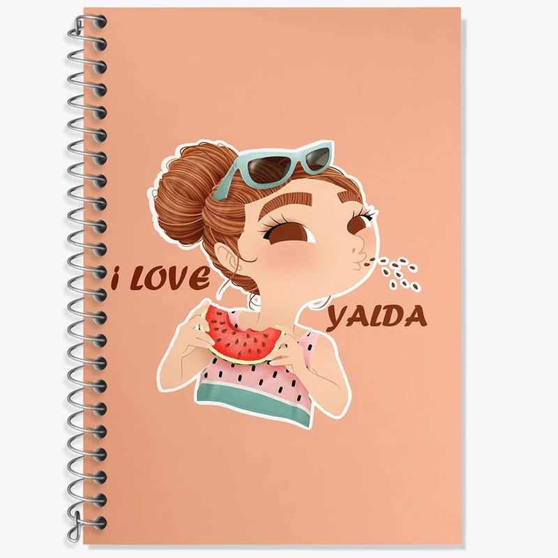 دفتر لغت 50 برگ خندالو مدل شب یلدا کد 3194