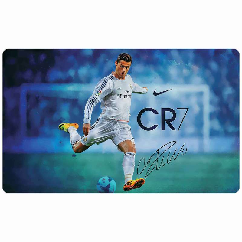 پادری طرح ورزش و فوتبال رونالدو مدل 3156 سایز 76x46 سانتی متر