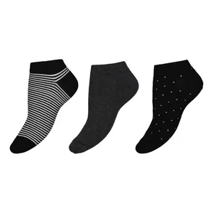 جوراب ساق کوتاه زنانه ایزی دو مدل 2171 بسته 3 عددی