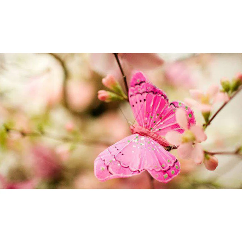 تابلو شاسی طرح گل و پروانه مدل T8093