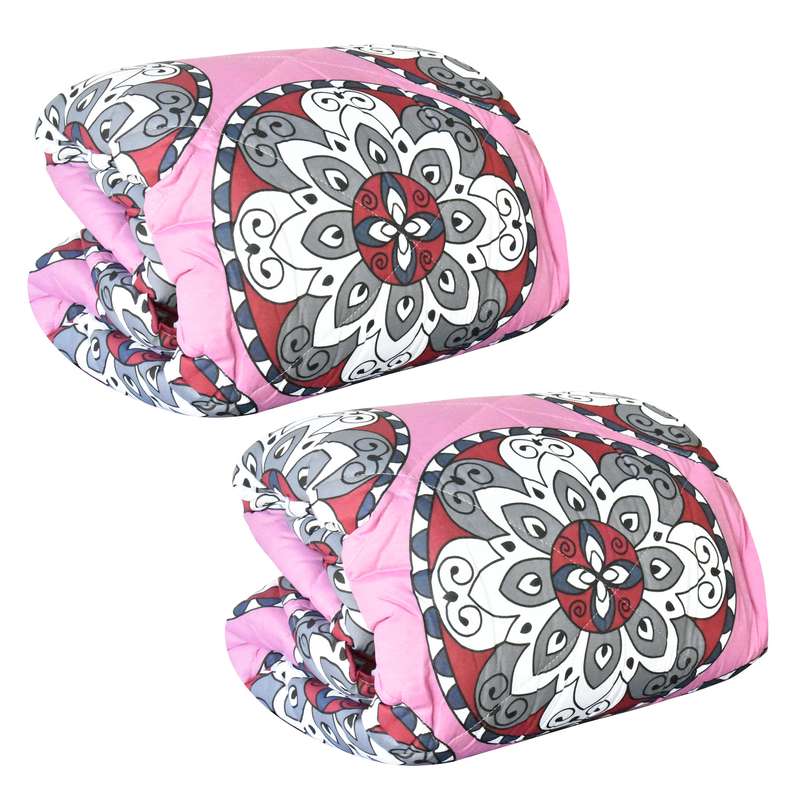 لحاف مدل K-1625 کد 4857 سایز 195x215سانتی متر بسته 2 عددی