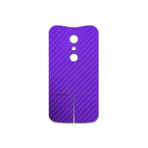 MAHOOT Purple-Fiber Cover Sticker for Motorola Moto G 2nd gen