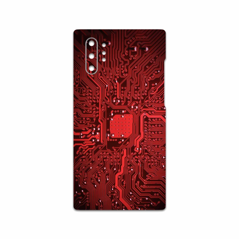 برچسب پوششی ماهوت مدل Red Printed Circuit Board مناسب برای گوشی موبایل سامسونگ Galaxy Note 10 Plus