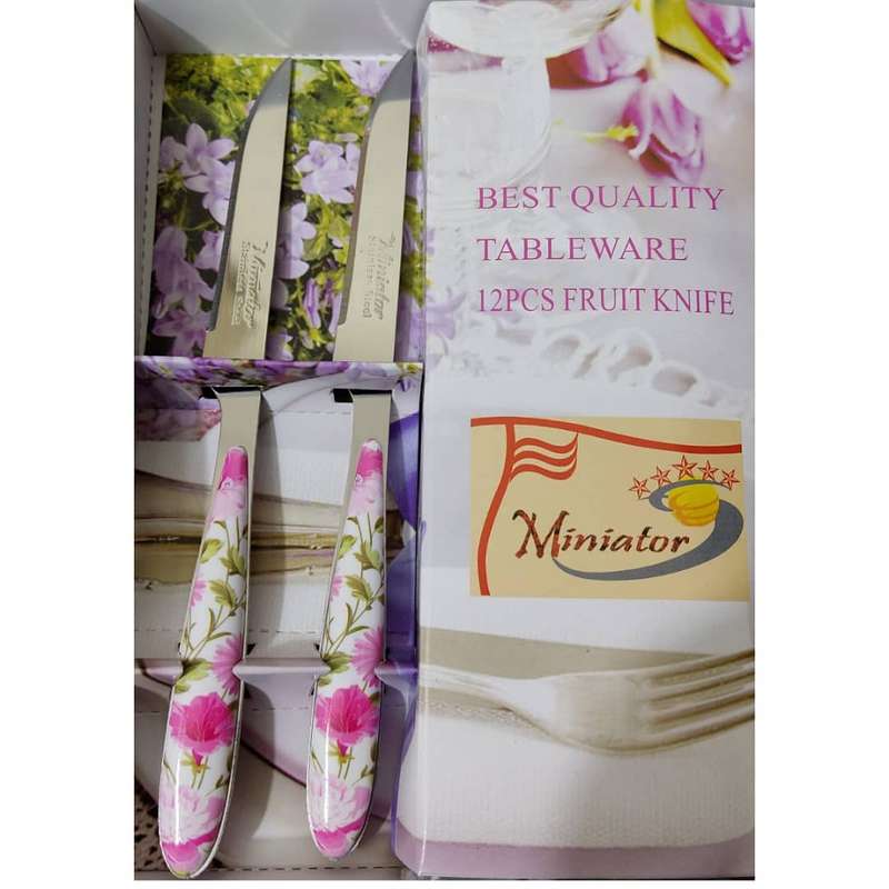      ست کارد میوه خوری 12 پارچه کد 122