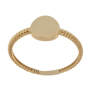 انگشتر طلا 18 عیار زنانه میو گلد مدل GD927-55