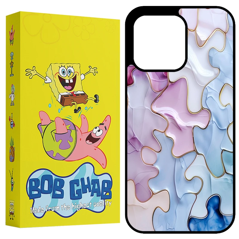 کاور باب قاب طرح پازل مدل BCP13P مناسب برای گوشی موبایل اپل iPhone 13 Pro