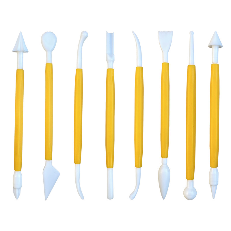 ابزار سفالگری مدل FABE مجموعه 8عددی