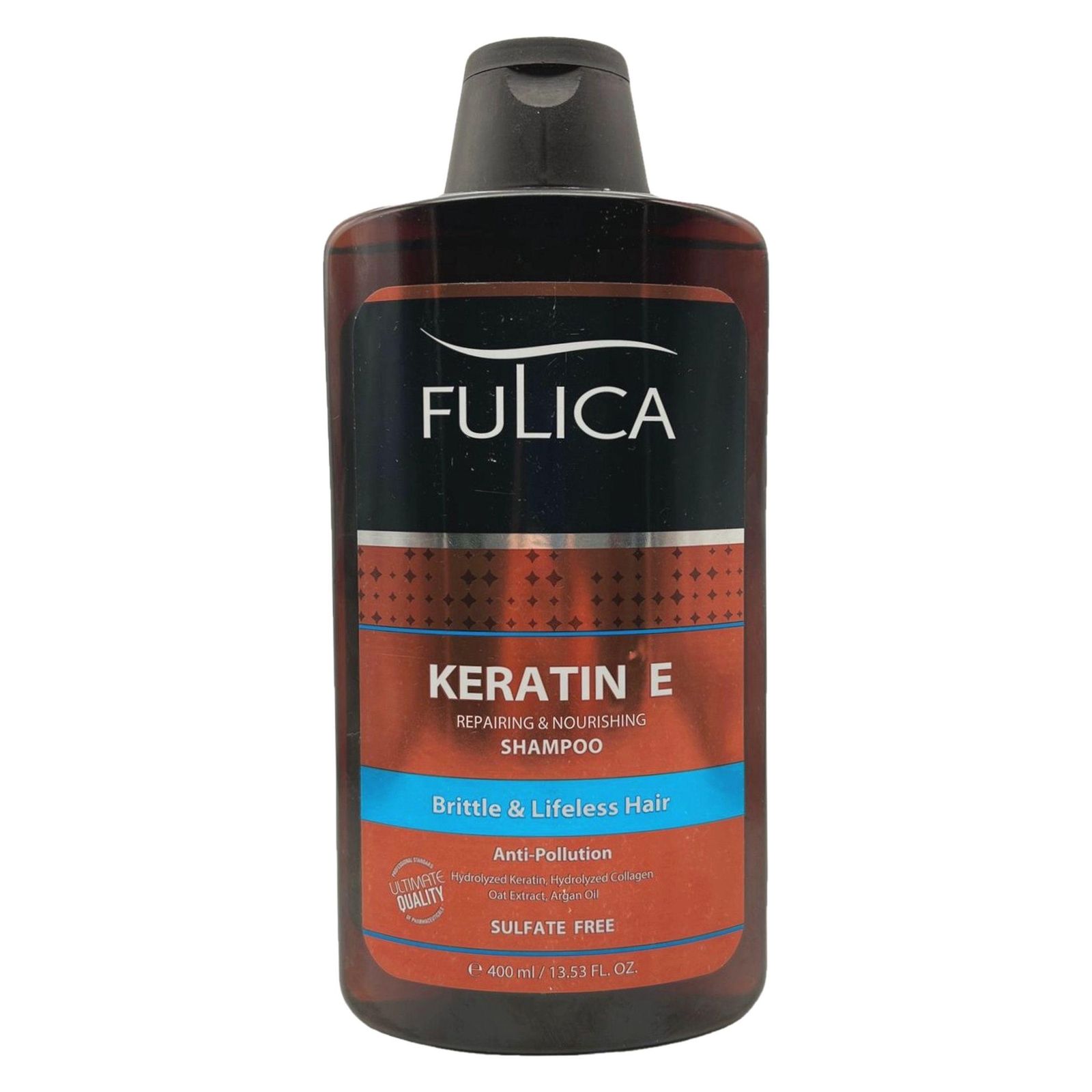 شامپو تقویت کننده مو فولیکا مدل KERATIN E حجم 400 میلی لیتر - - 1