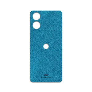 MAHOOT Blue-Leather Cover Sticker for Motorola Moto G04s