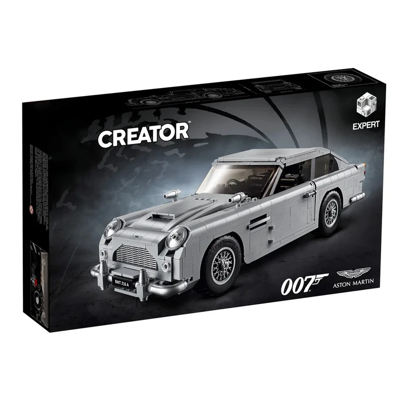 ساختنی 1295 تکه کریتور مدل ماشین جیمزباند استون مارتین DB5 کد 11010