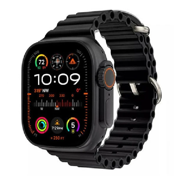 ساعت هوشمند 49 میلی متری مدل KEQIWEAR KW52 Ultra3 با بند فلزی