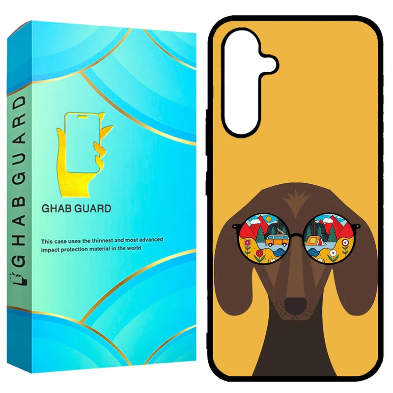 کاور قاب گارد طرح سگ مدل GCHPA54 مناسب برای گوشی موبایل سامسونگ  Galaxy A54 5G