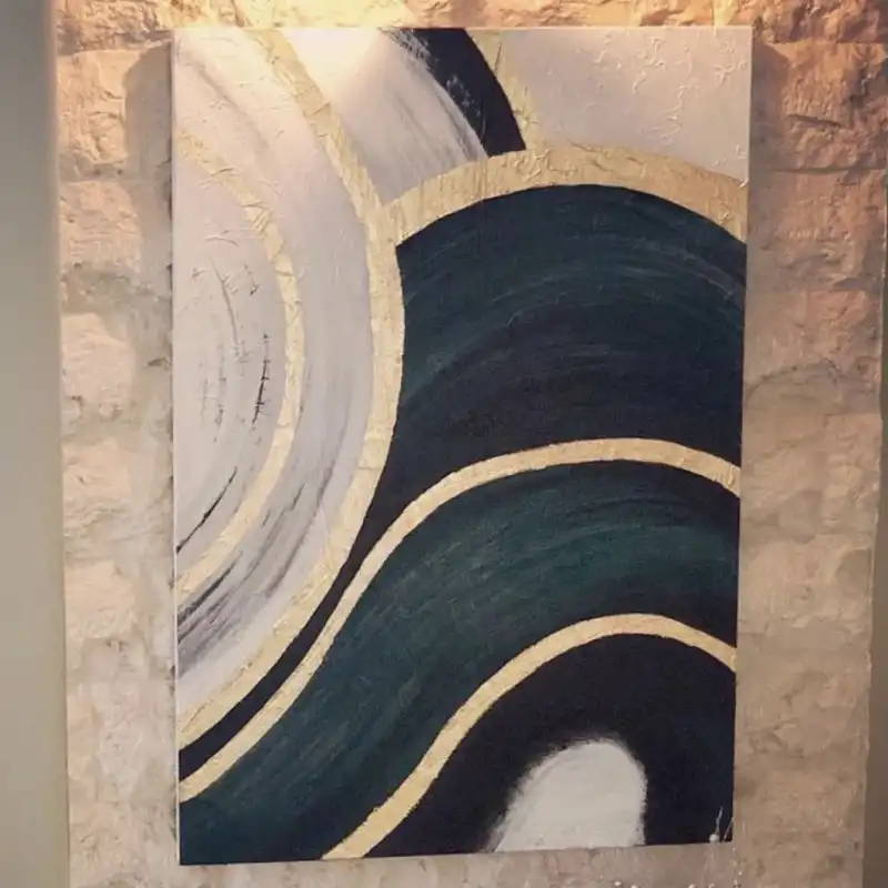 تابلو نقاشی طرح منحنی