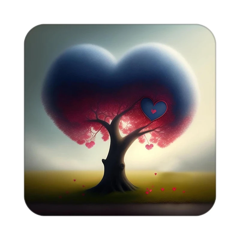 زیر لیوانی کاکتی مدل عاشقانه کد mp11518