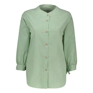 شومیز آستین بلند یقه دیپلمات زنانه مدل ستین